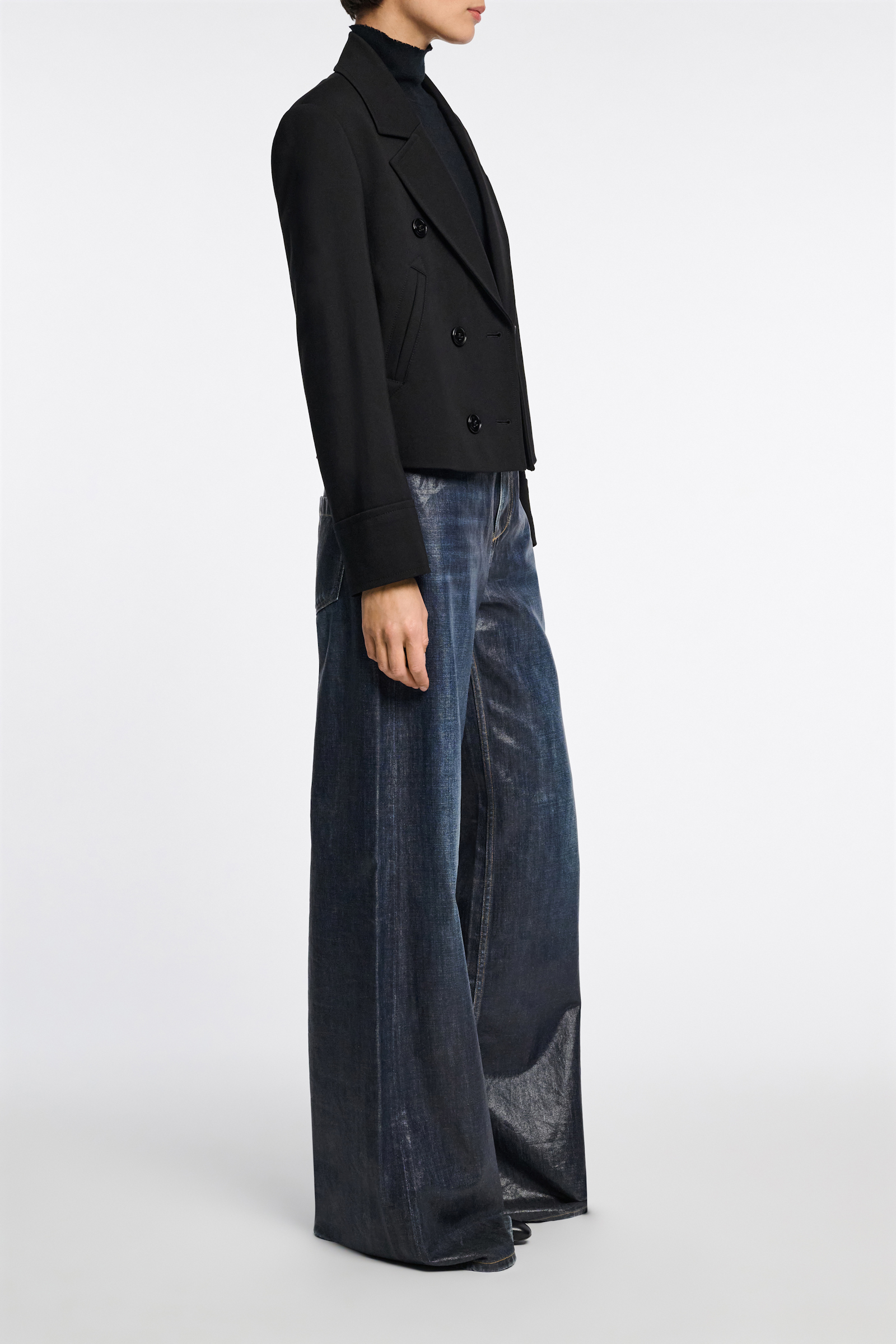 Dorothee Schumacher Boxy blazer in Punto Milano pure black