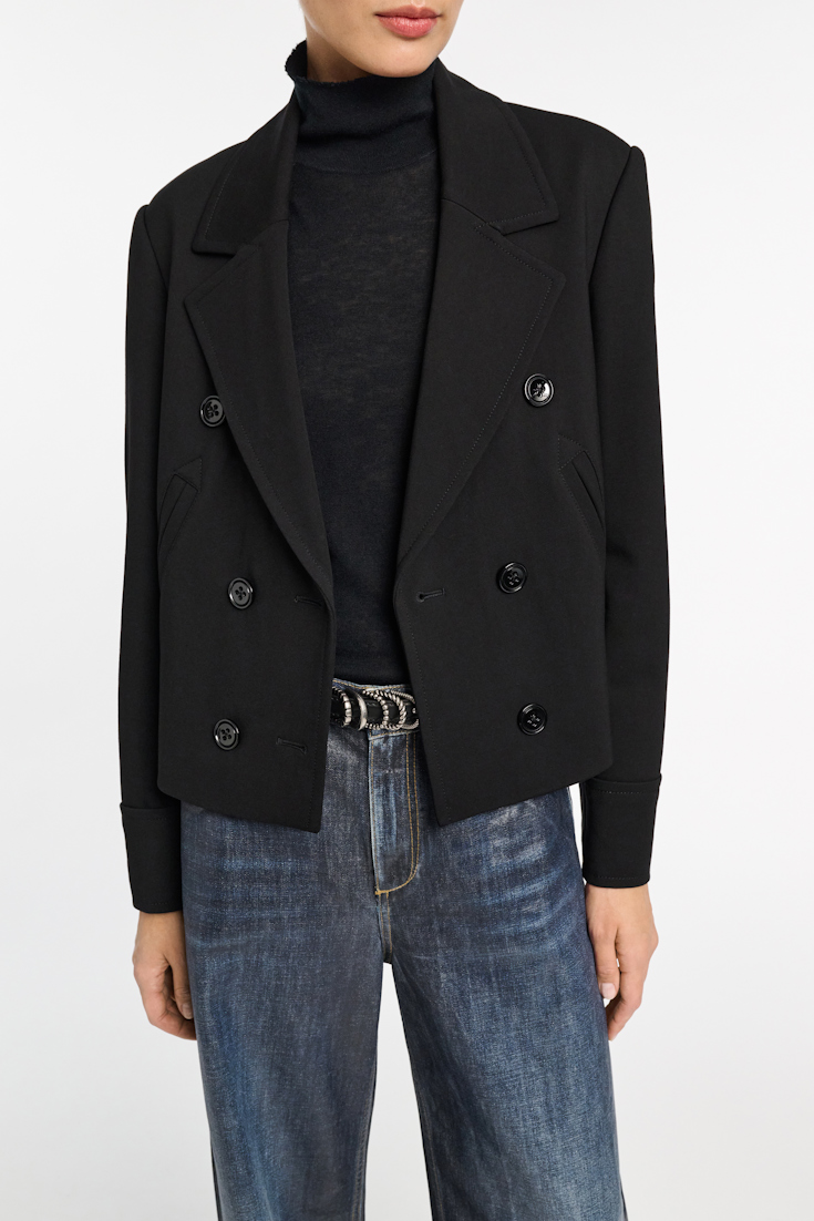 Dorothee Schumacher Boxy blazer in Punto Milano pure black