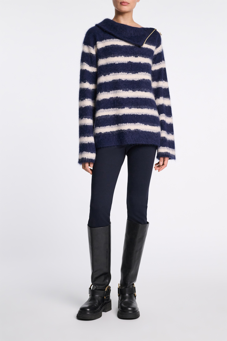 Dorothee Schumacher Leggings in Punto Milano dark navy