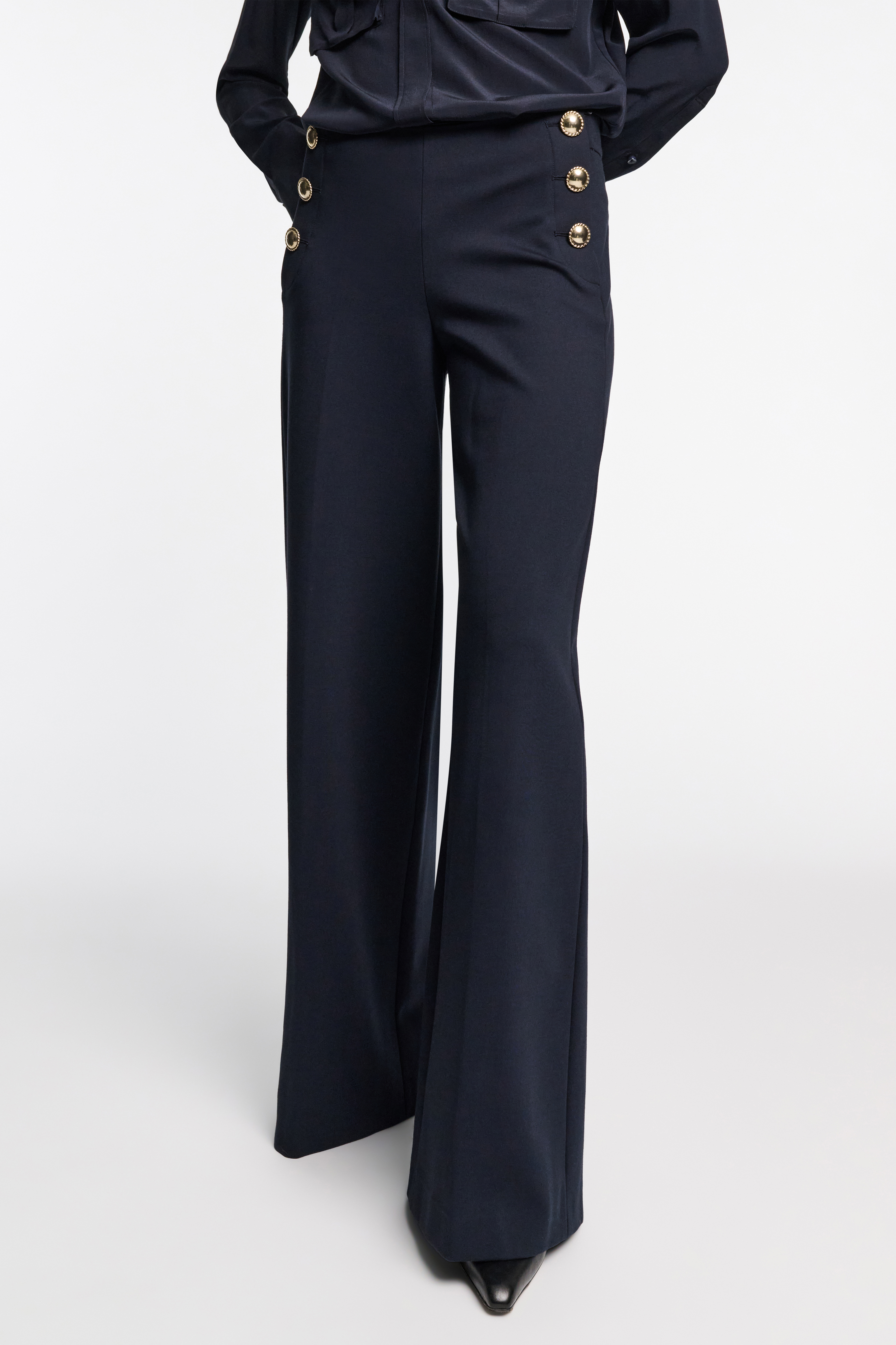 【Dorothee Schumacher】 Emotional Essenceジャージミディスカ DOROTHEE SCHUMACHER EMOTIONAL ESSENCE trousers in black