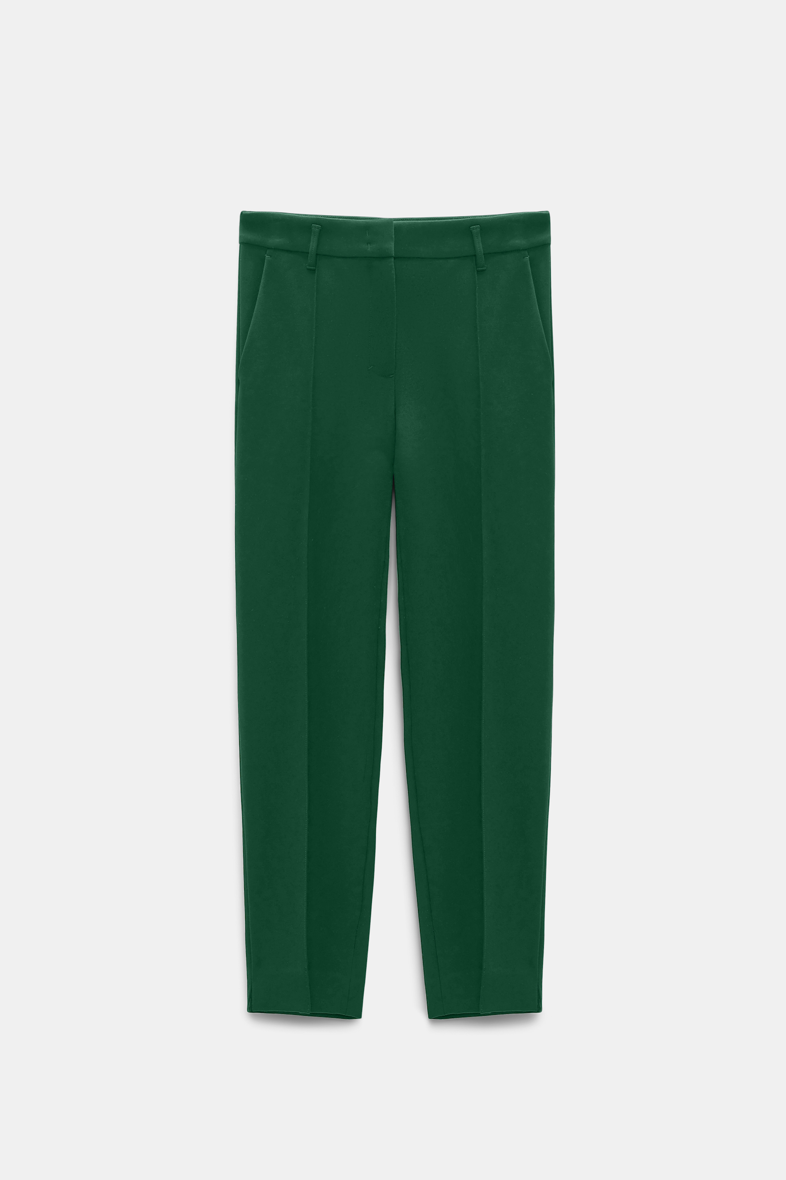 Dorothee Schumacher Zigarettenhose aus Punto Milano gras green