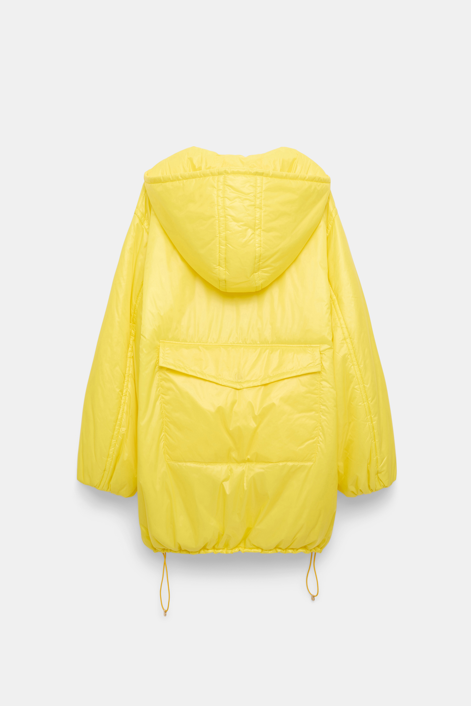 Dorothee Schumacher Hooded nylon anorak-style jacket lime light