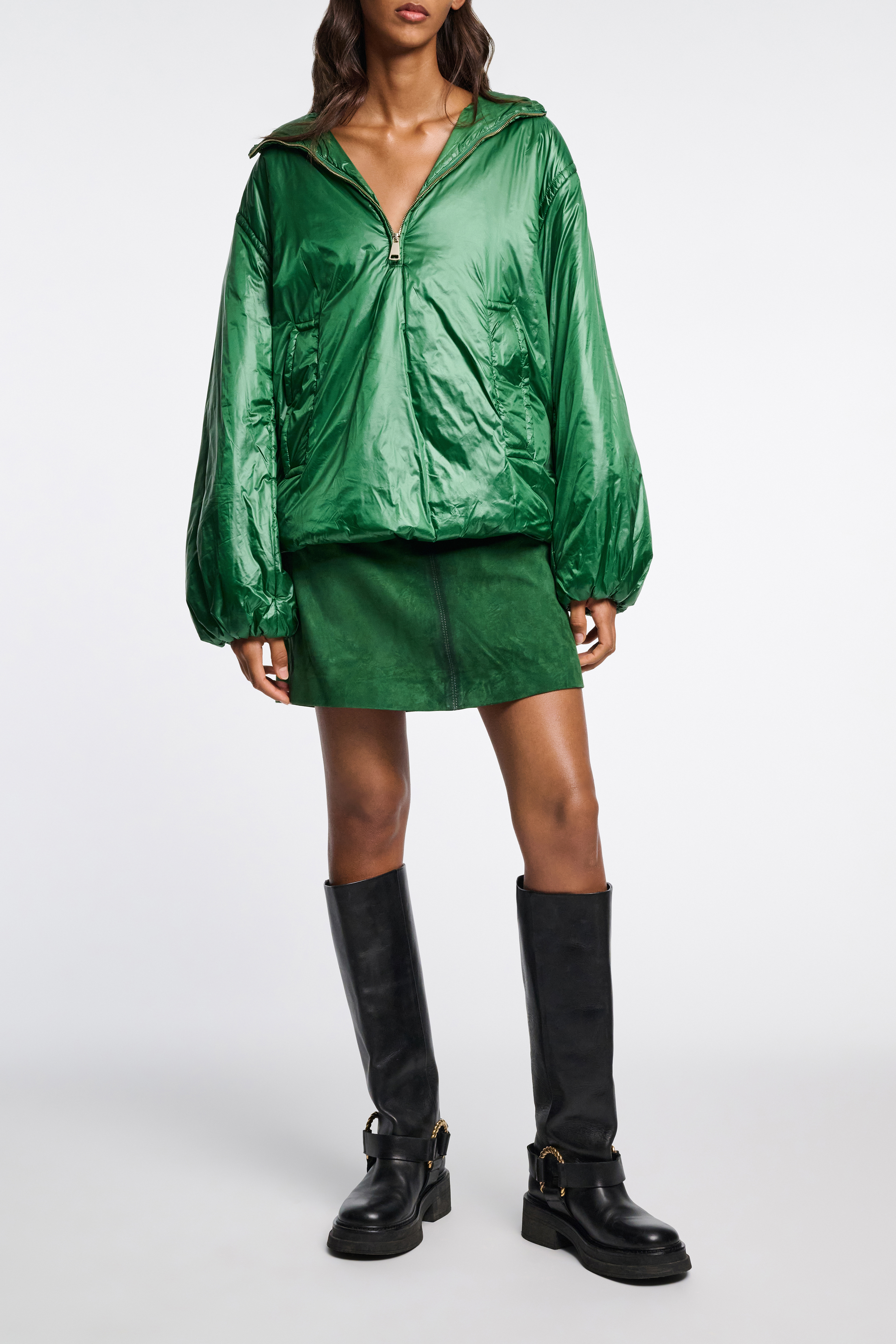 Dorothee Schumacher Hooded nylon anorak-style