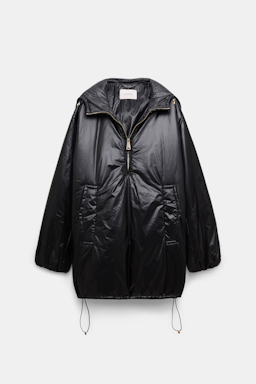 Dorothee Schumacher Nylon Hoodie pure black