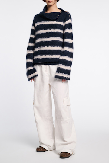 Dorothee Schumacher Corduroy cargo pants camellia white