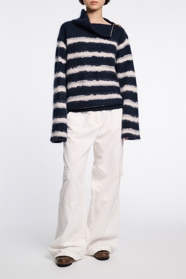 Dorothee Schumacher Corduroy cargo pants camellia white