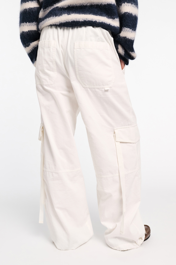Dorothee Schumacher Corduroy cargo pants camellia white
