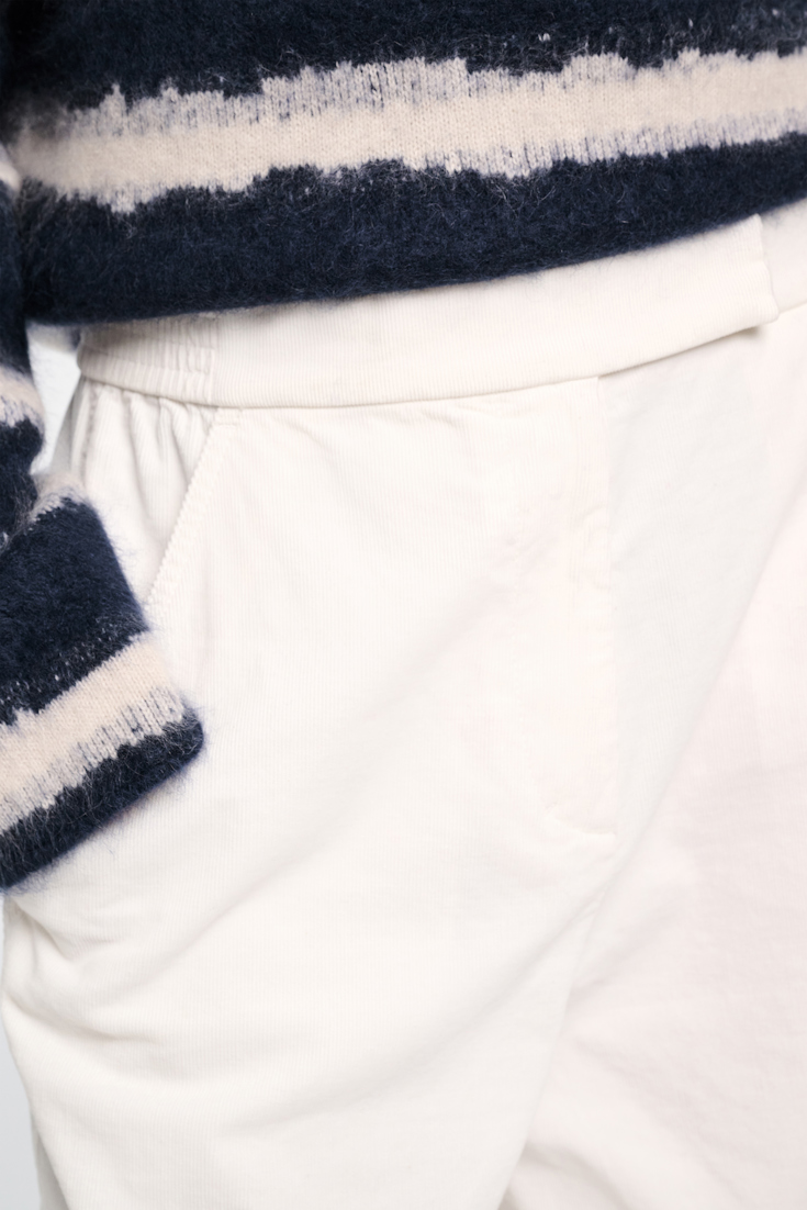 Dorothee Schumacher Corduroy cargo pants camellia white