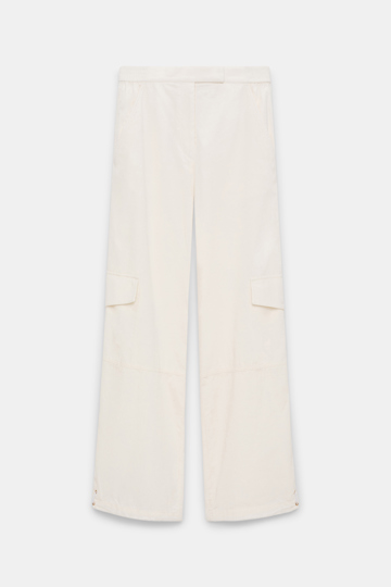 Dorothee Schumacher Corduroy cargo pants camellia white