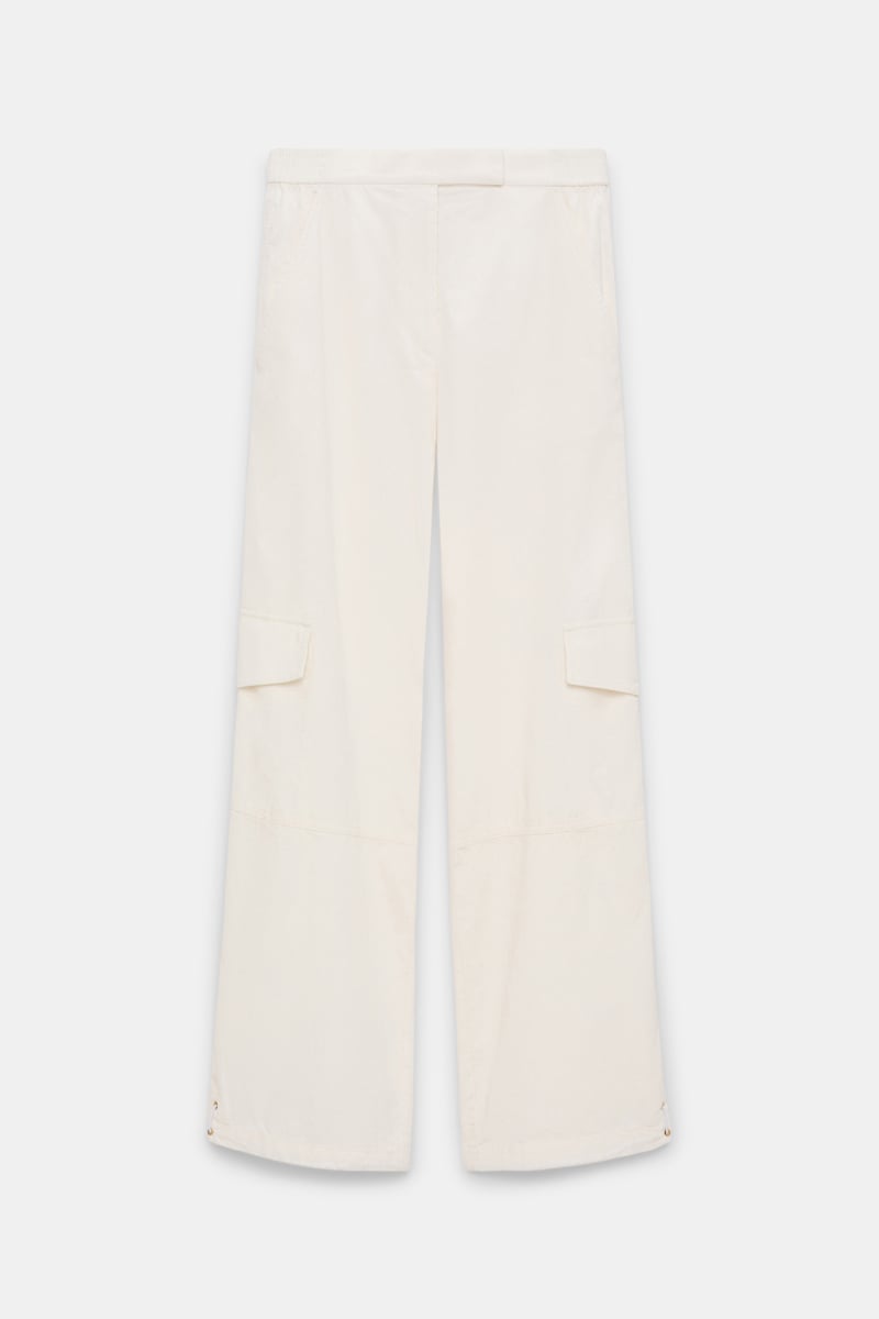 Dorothee Schumacher Corduroy Cargo Pants In White