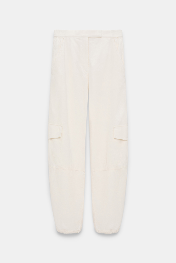Dorothee Schumacher Corduroy cargo pants camellia white