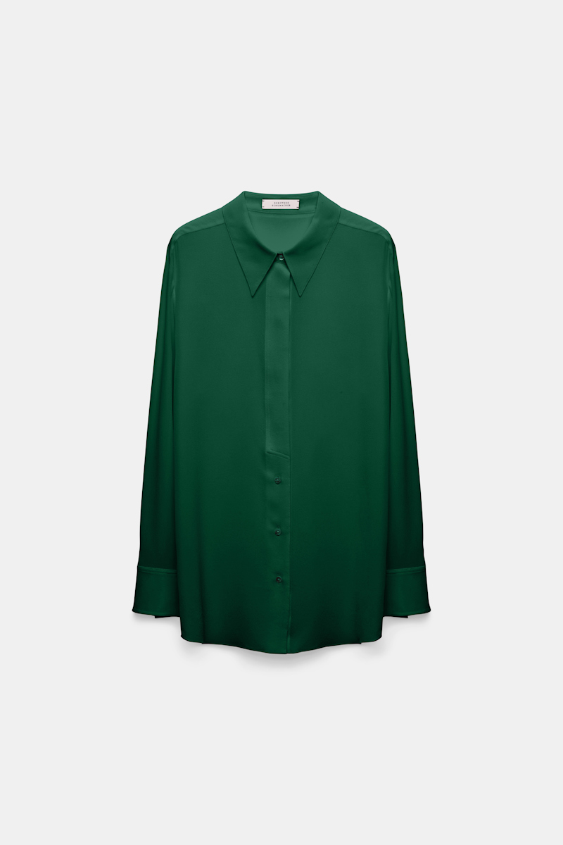 DOROTHEE SCHUMACHER CRÃªPE DE CHINE SILK BLOUSE 
