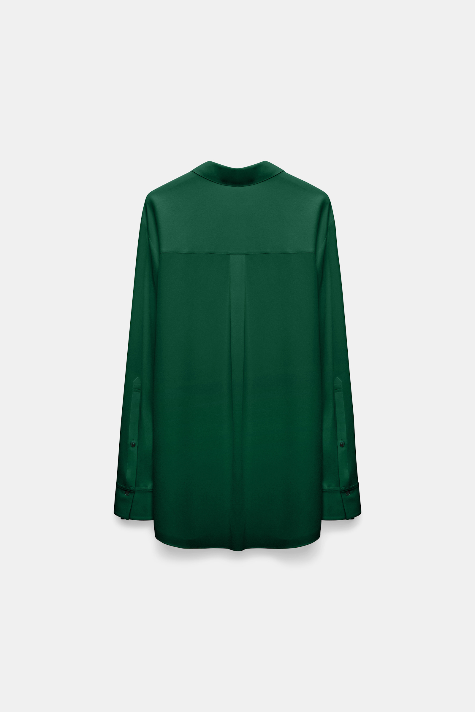 Dorothee Schumacher Crêpe de chine silk blouse gras green