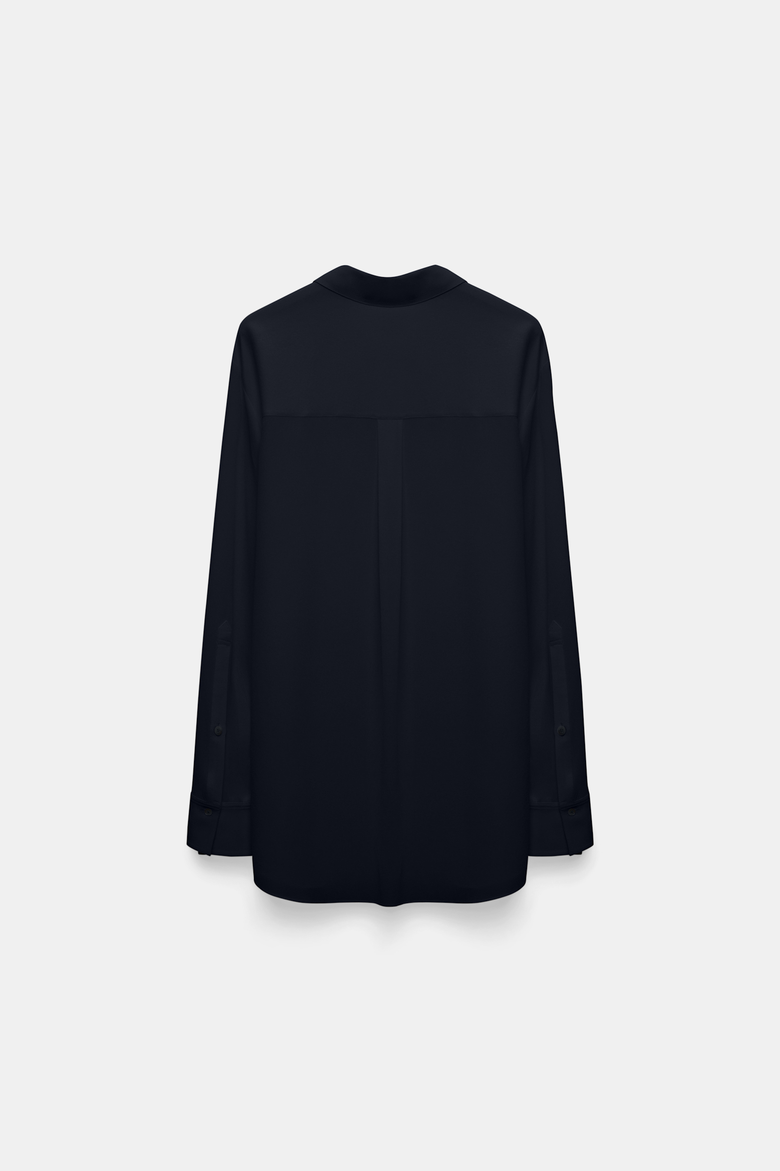 Dorothee Schumacher Crêpe de chine silk blouse dark navy