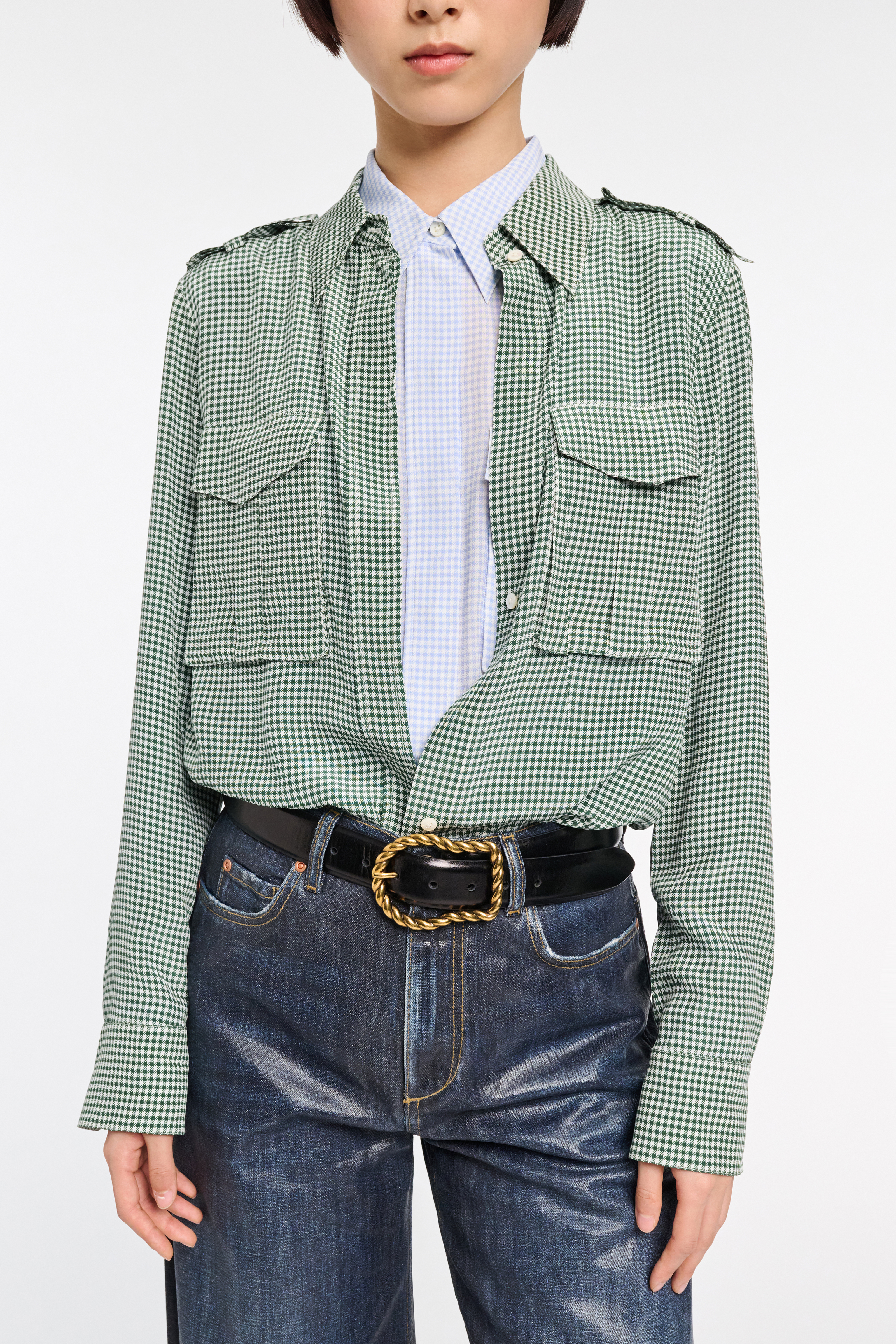 Gingham Blouse