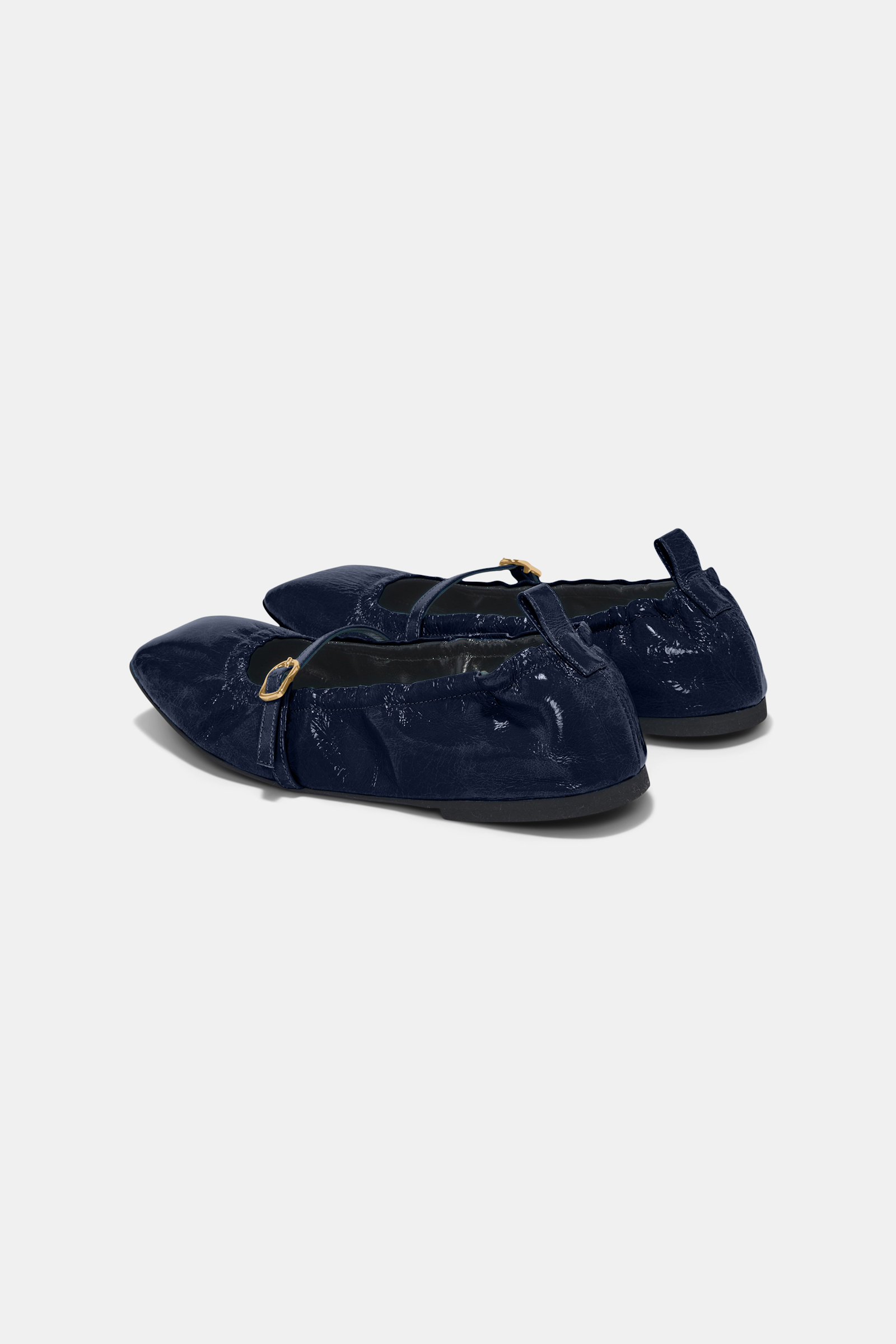 Dorothee Schumacher Elastische Ballerinas mit Signature-Schließe blue night