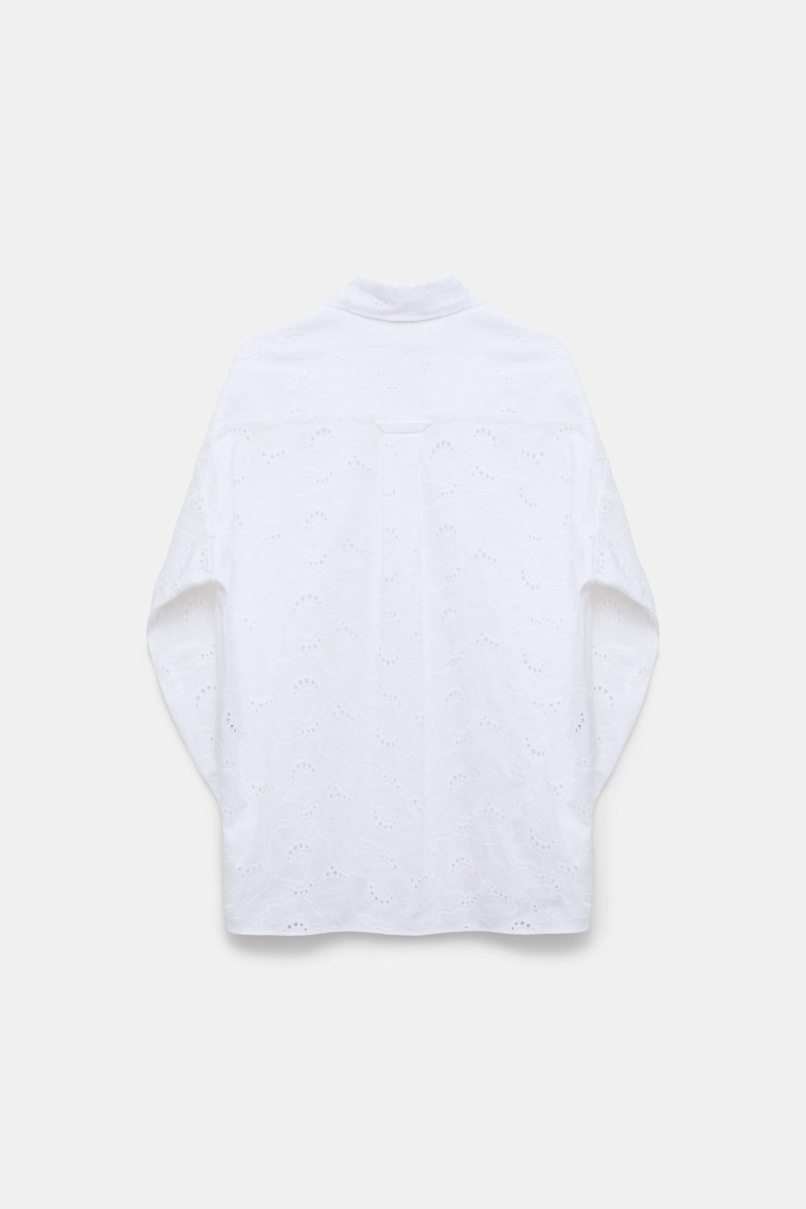 Dorothee Schumacher Shirt made from broderie anglaise with ruffle details pure white