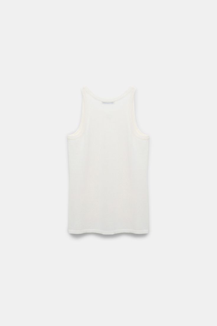 Dorothee Schumacher Top mit Rundhalssausschnitt cozy white