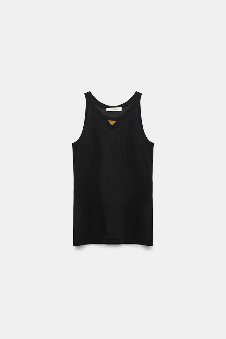 Dorothee Schumacher Top mit Rundhalssausschnitt pure black