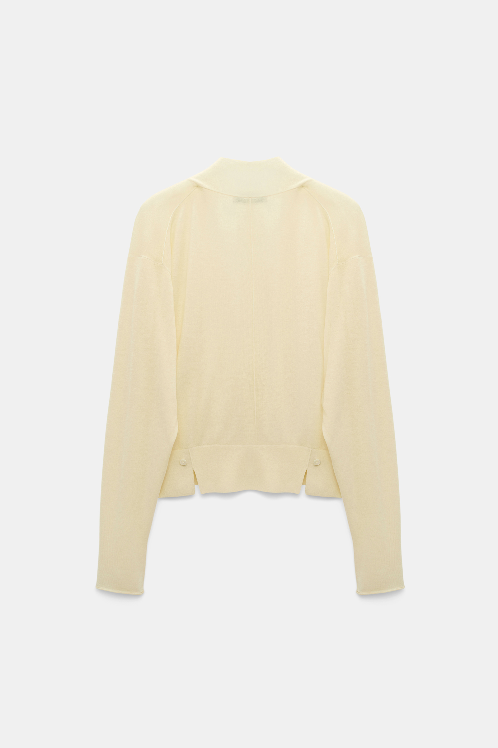Dorothee Schumacher Cardigan aus Schurwolle-Kaschmir Mix light lemon
