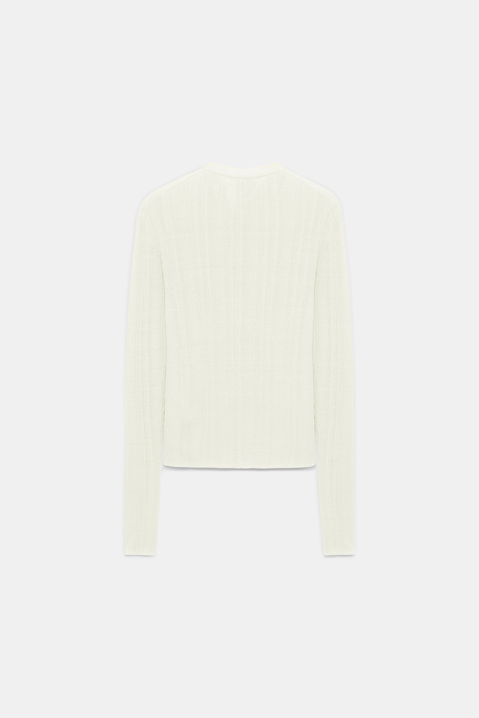 Dorothee Schumacher Linen blend ribbed cardigan camellia white