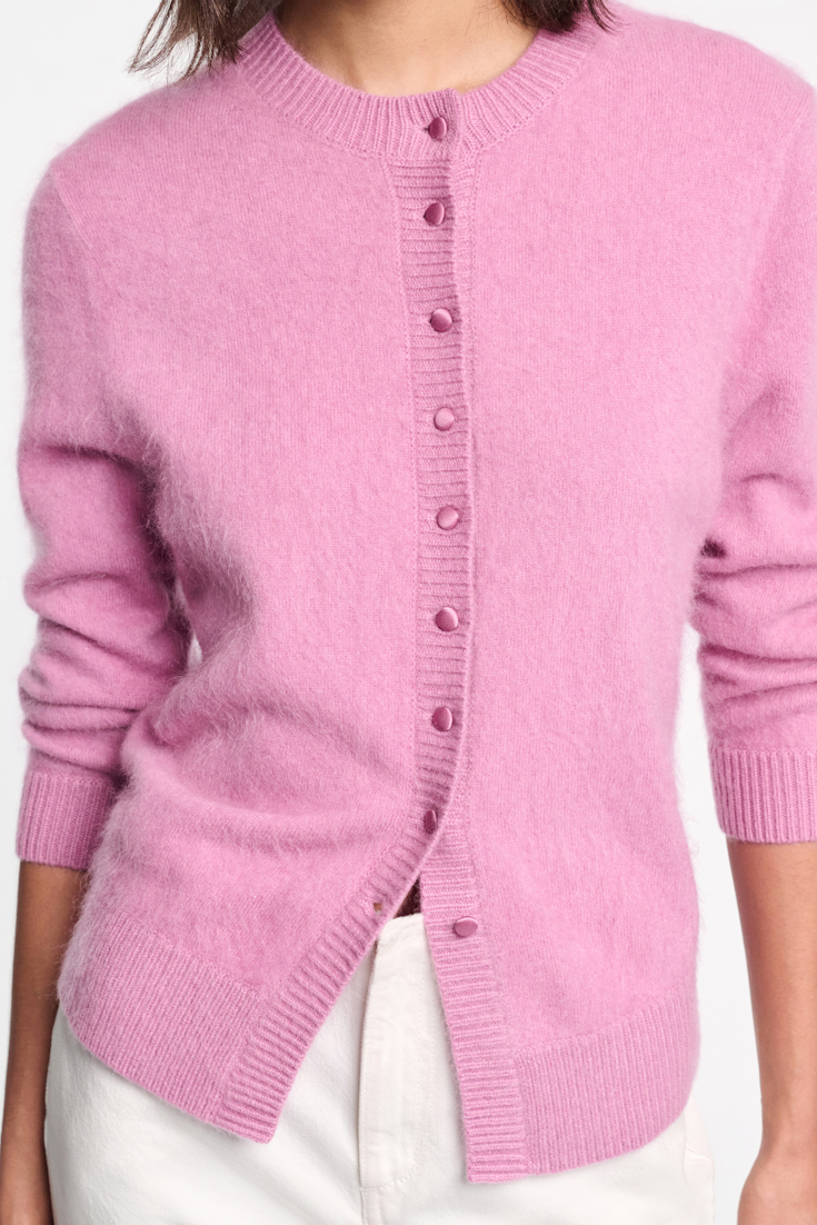 Dorothee Schumacher Cardigan aus Merino-Kaschmir Mix begonia