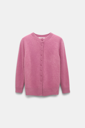Dorothee Schumacher Fluffy knit cardigan begonia
