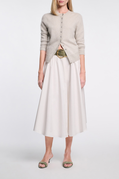 Dorothee Schumacher Fluffy knit cardigan light mint