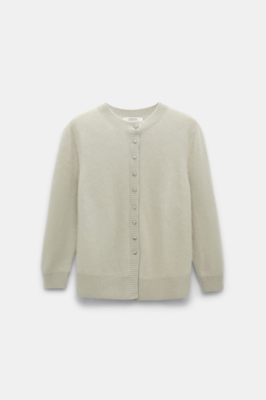 Dorothee Schumacher Fluffy knit cardigan light mint