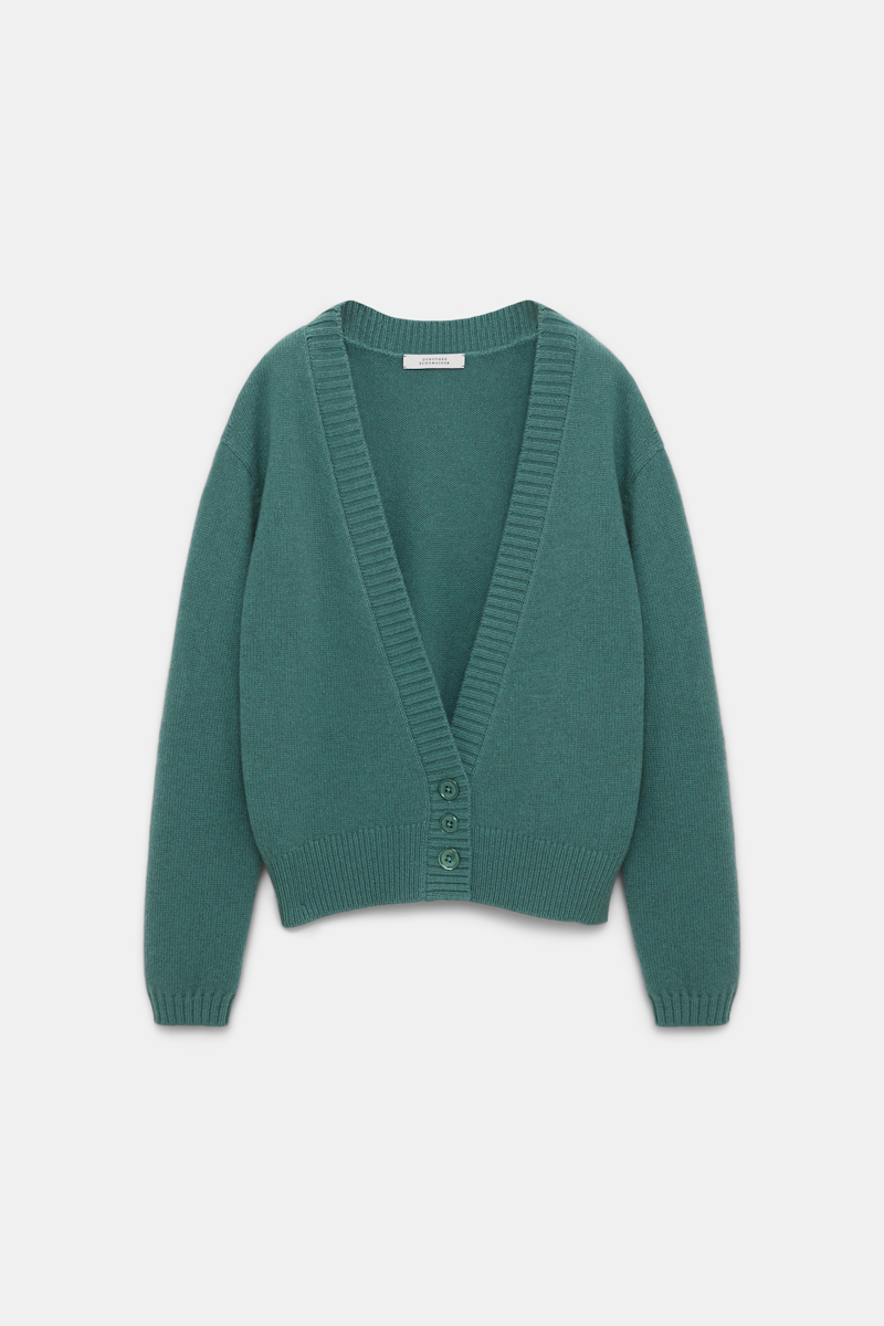 DOROTHEE SCHUMACHER DEEP V-NECK CARDIGAN 