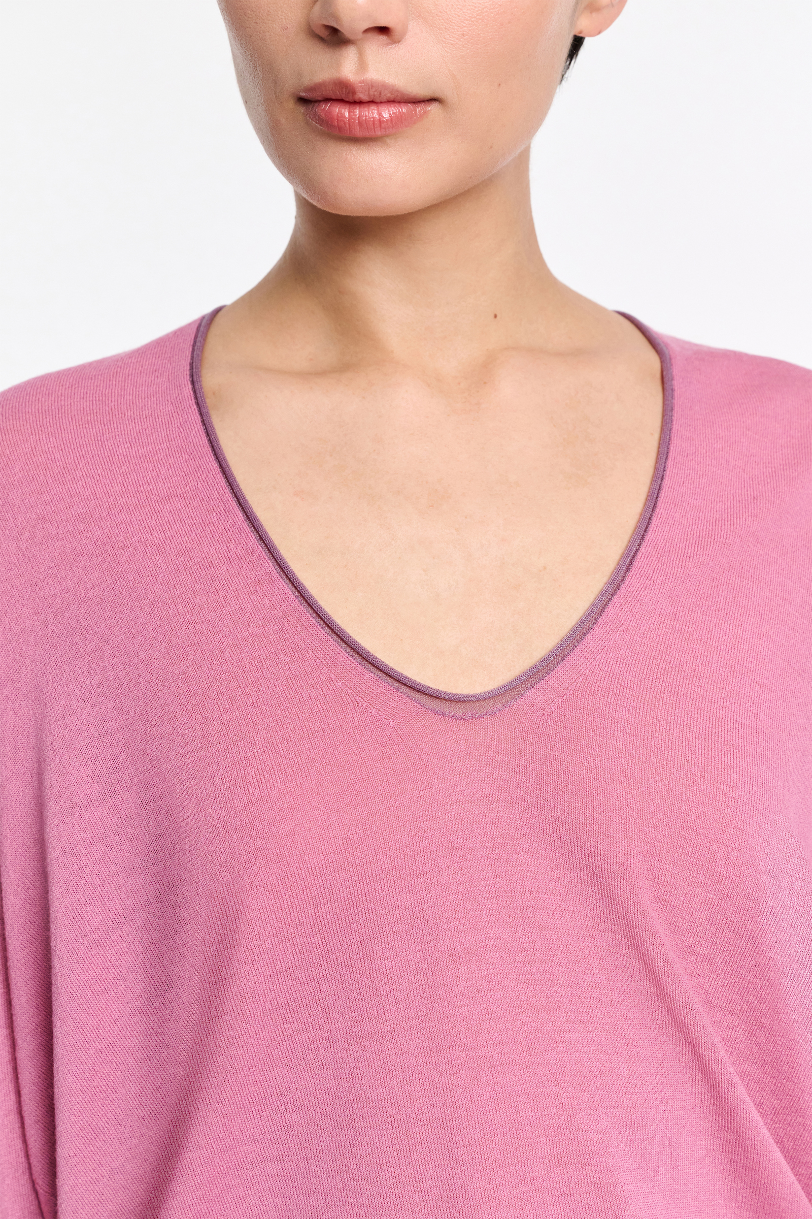 Dorothee Schumacher Deep U-neck pullover light crocus