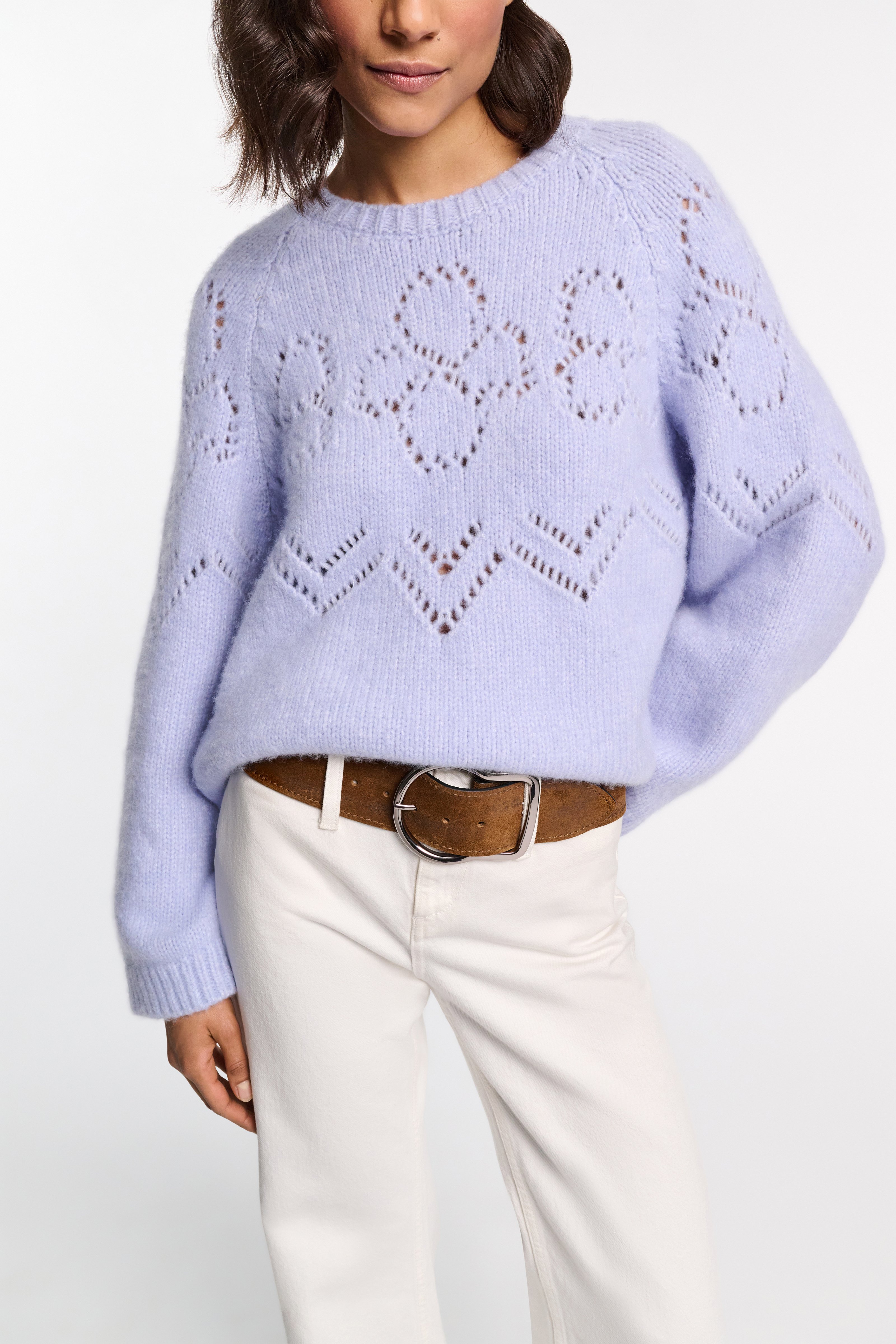 【新品】POMME d'amour asymmetry knit 2 Pieces Amélie's Knit Set-Crossover Knit Top & Midi