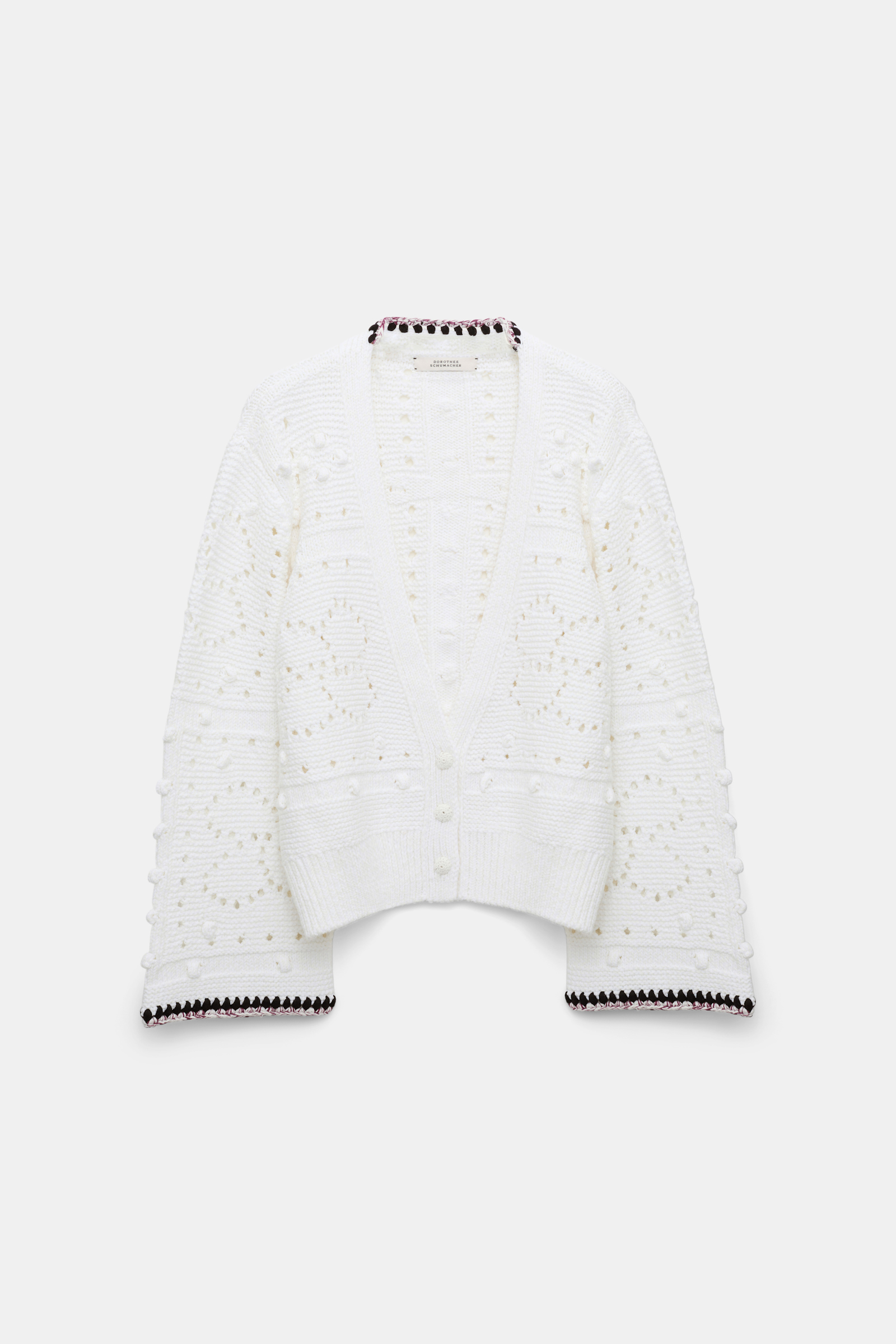 Dorothee Schumacher Pointelle Cardigan pure white