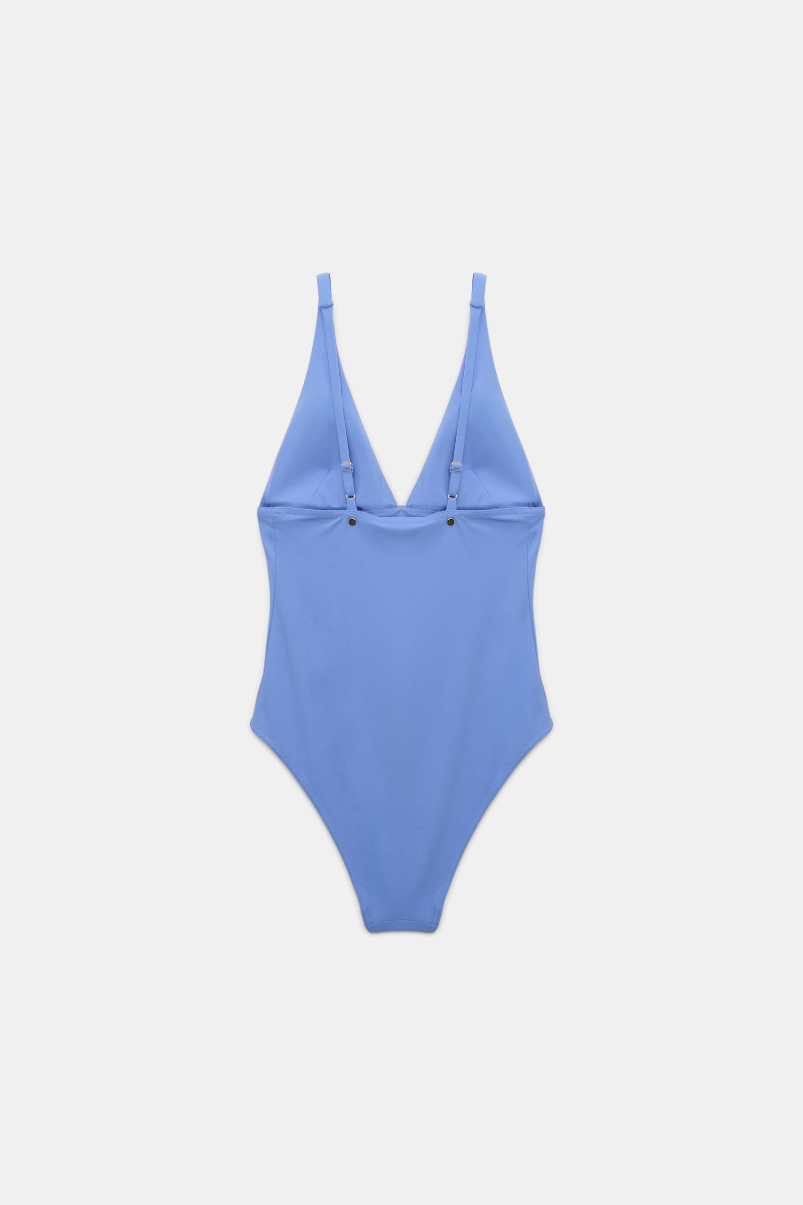 Dorothee Schumacher V-neck swimsuit light cornflower