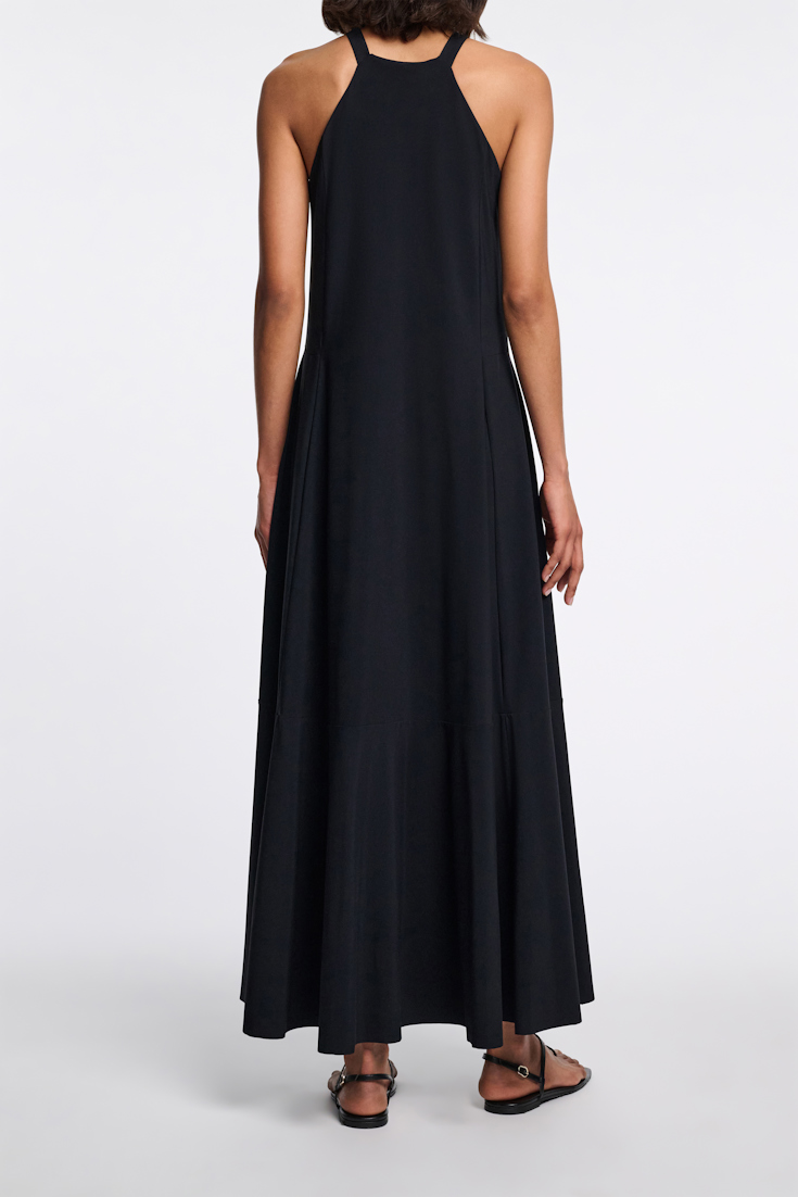 Dorothee Schumacher Dress with removable rose pure black