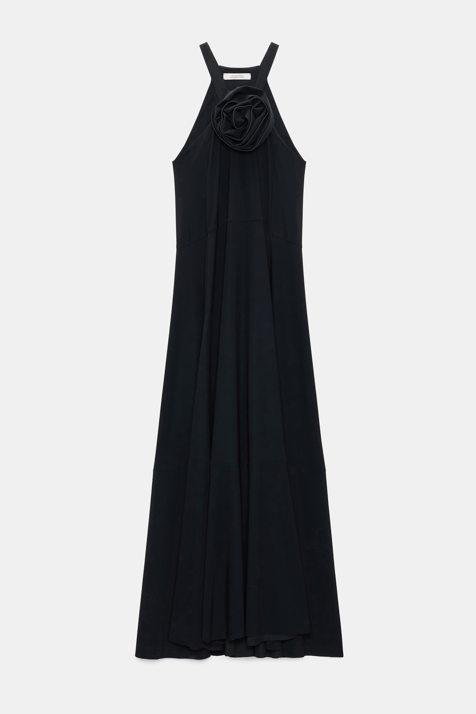 Dorothee Schumacher Dress with removable rose pure black
