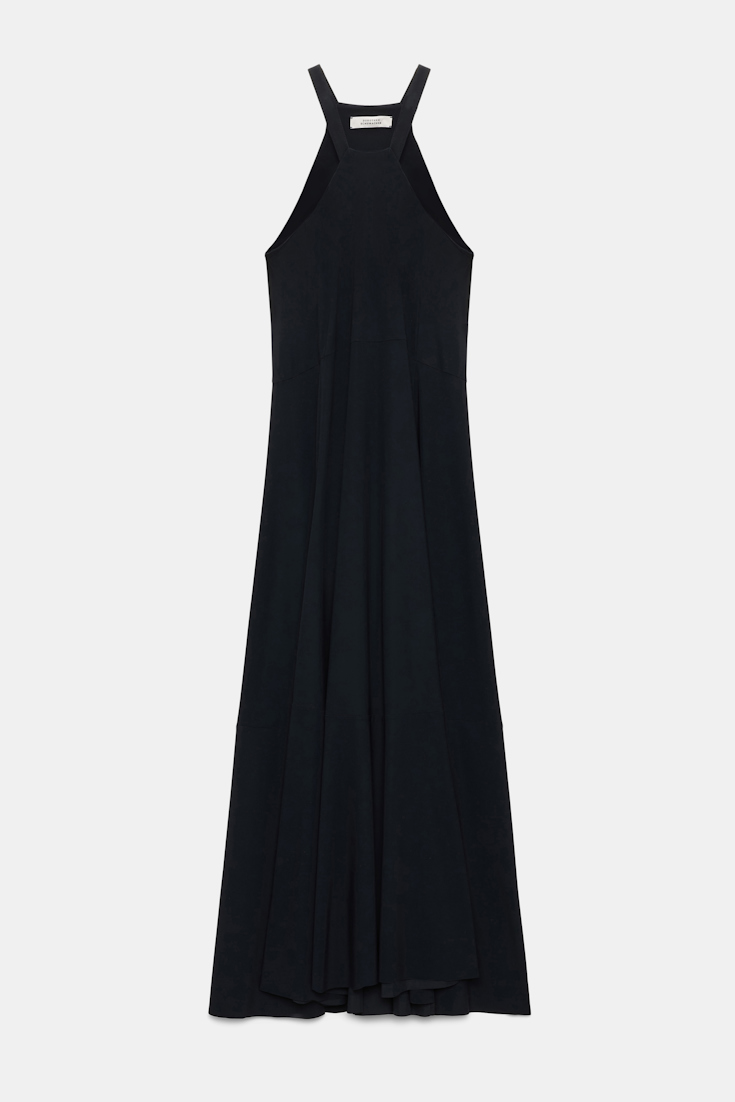 Dorothee Schumacher Dress with removable rose pure black