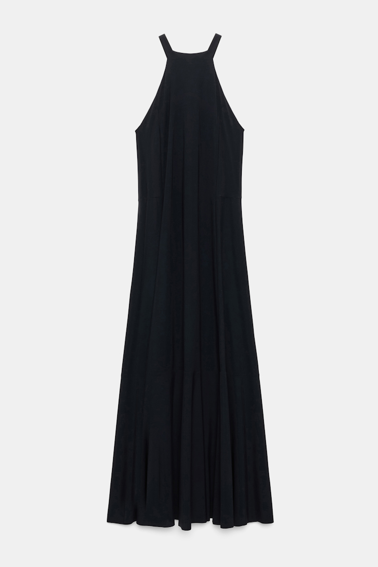 Dorothee Schumacher Dress with removable rose pure black