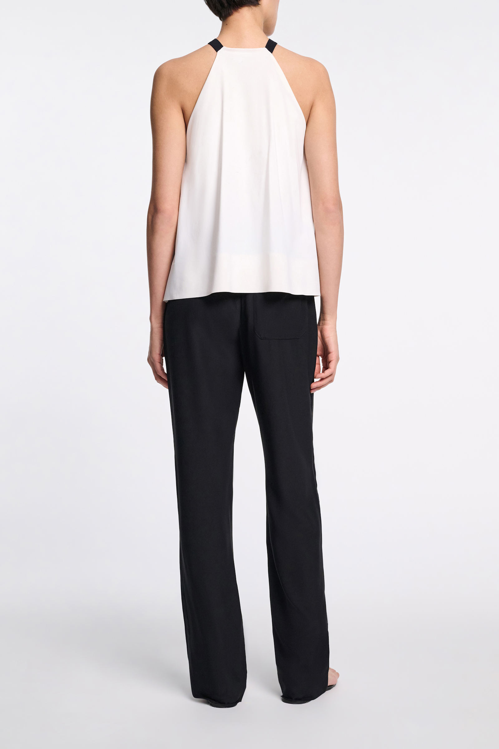 Dorothee Schumacher Top with removable rose pure white