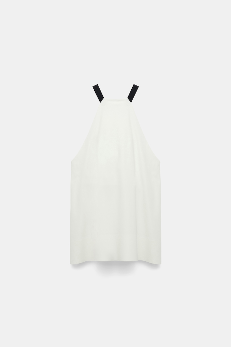 Dorothee Schumacher Top with removable rose pure white