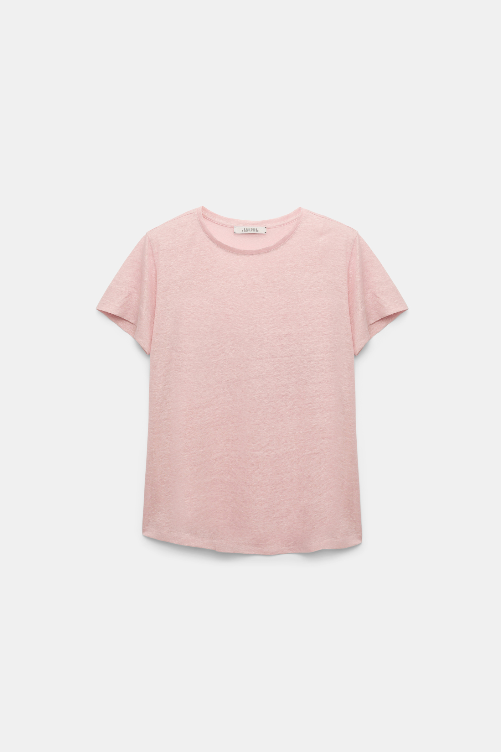 Dorothee Schumacher Rundhalsshirt aus Hanf milky rose