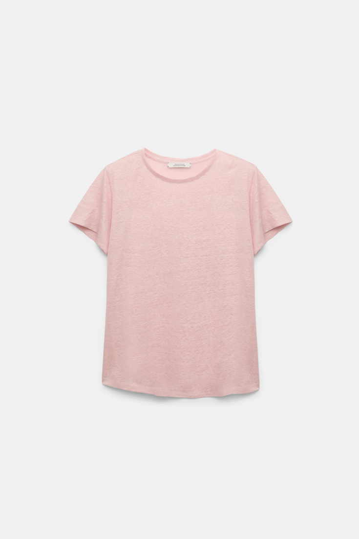 Dorothee Schumacher Rundhalsshirt aus Hanf milky rose