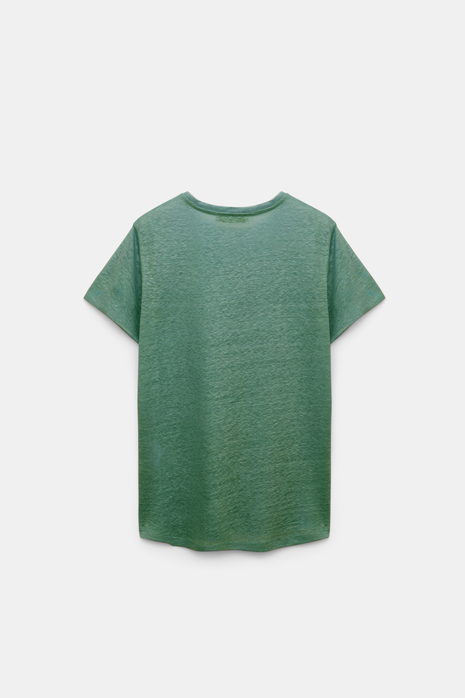 Dorothee Schumacher Round neck hemp T-shirt jade