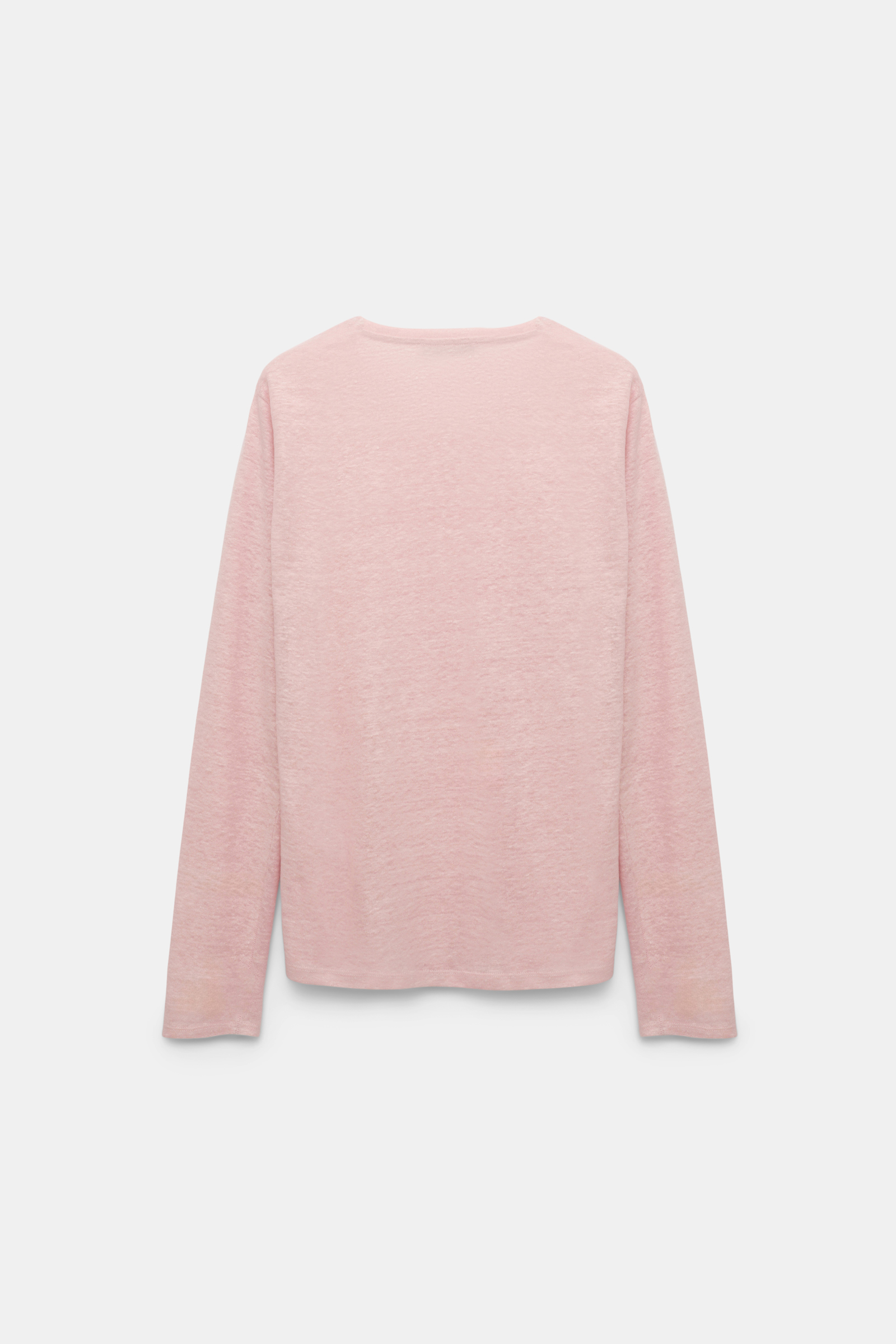 Dorothee Schumacher Long sleeve hemp T-shirt milky rose