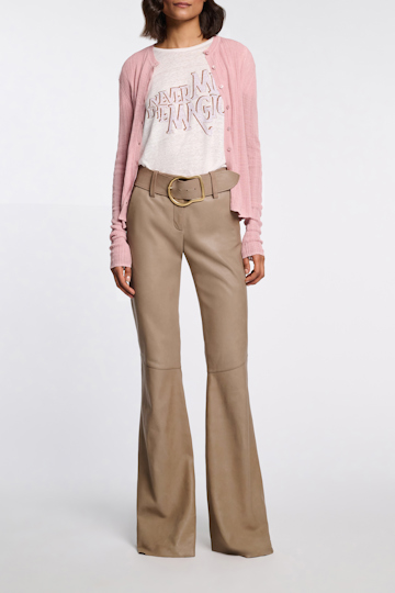 Dorothee Schumacher Hemp T-shirt with print magic rose