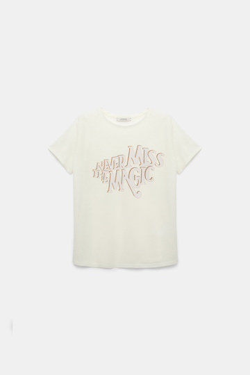 Dorothee Schumacher Hemp T-shirt with print magic rose
