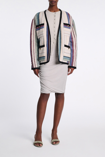 Dorothee Schumacher Double layer draped skirt light mint