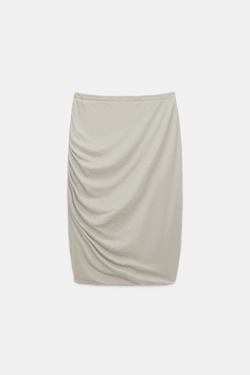 Dorothee Schumacher Double layer draped skirt light mint