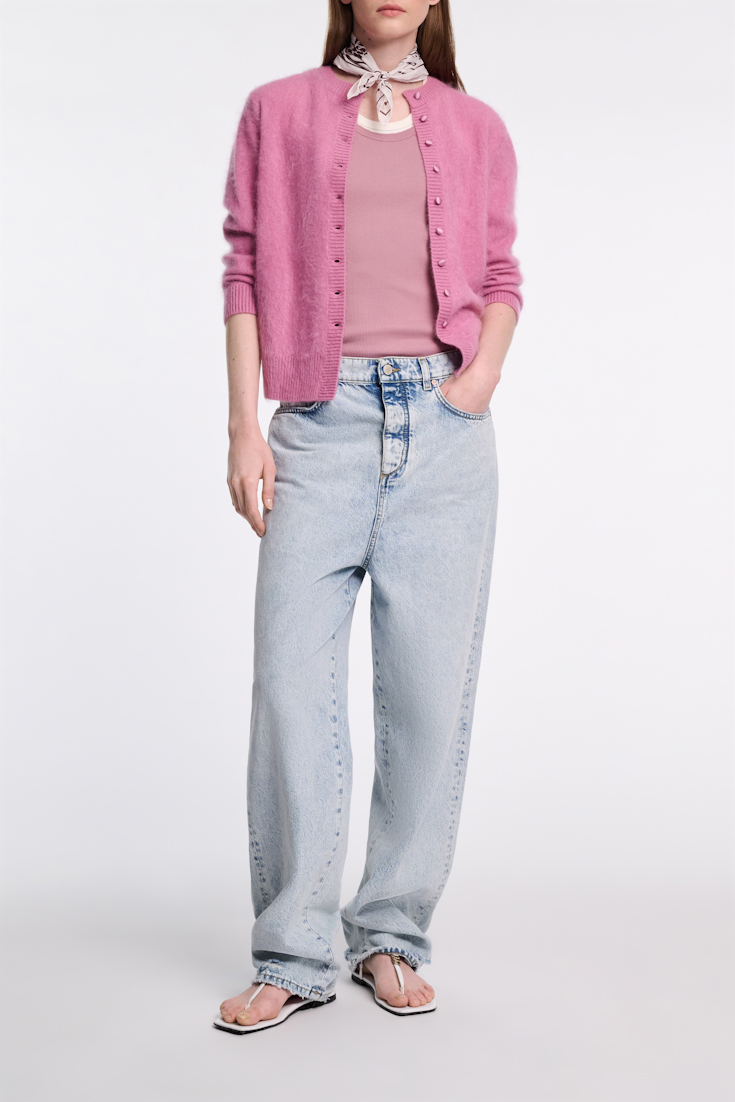 Dorothee Schumacher Rippentop mit distressed Edges sweet peas