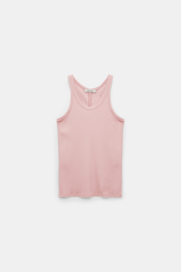 Dorothee Schumacher Ribbed cotton tank top sweet peas